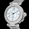 Cartier Pasha C Gran Data W31055M7 Quadrante Bianco